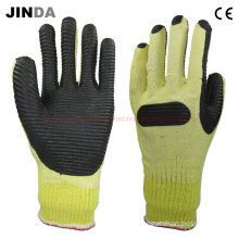 Rubber Sheet Coated Mechanics Stainless Steel Gloves (R003)